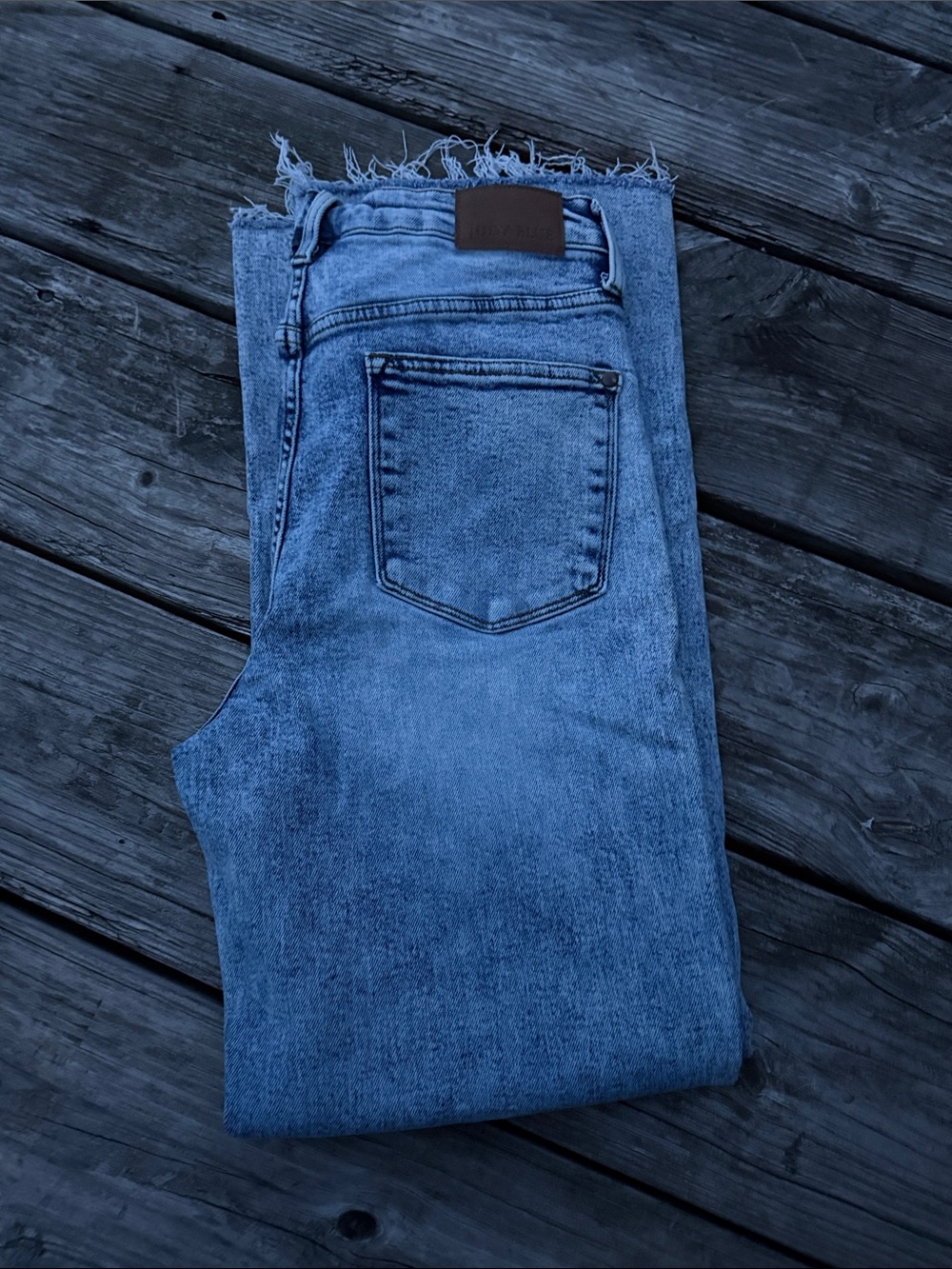 Judy Blue Faded Light Blue Denim Jeans
